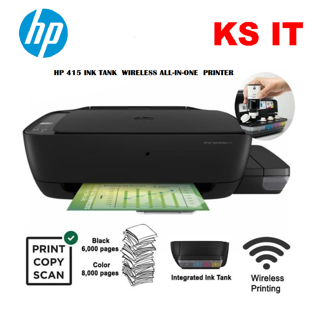 HP 415 INK TANK WIRELESS 415 ALL IN ONE PRINTER